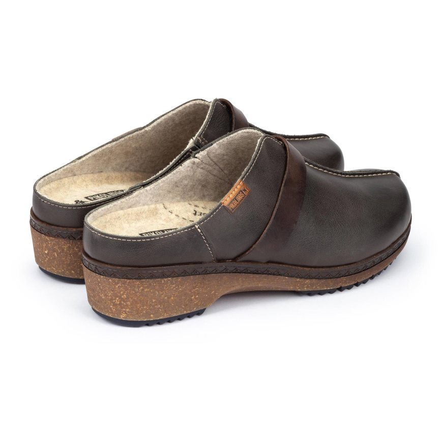 Women's Pikolinos GRANADA Clogs Dark Grey | NZ R938AQ1